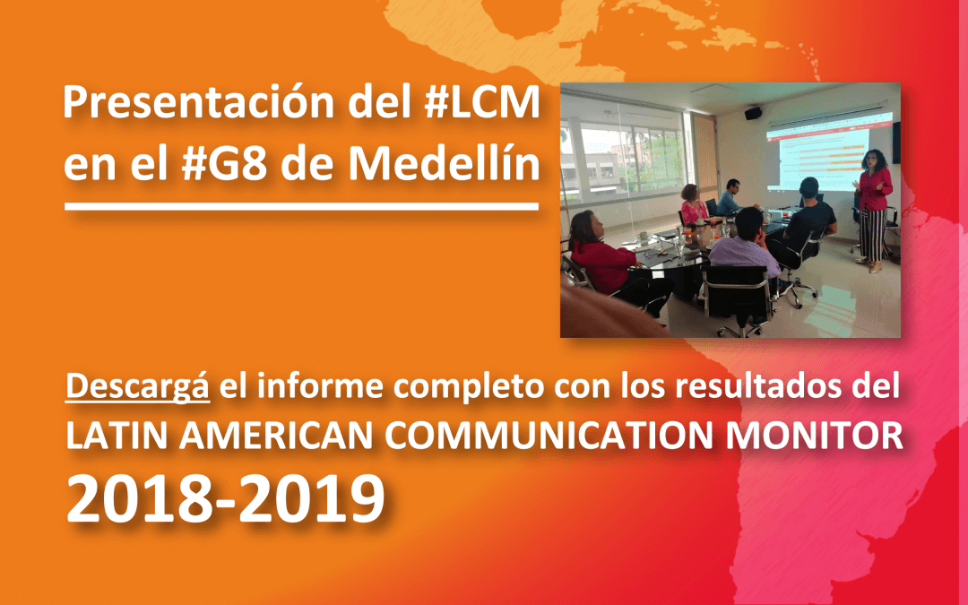 Presentación del #LCM en el #G8 de Medellín