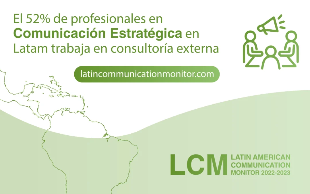 El 52% de profesionales en Comunicación Estratégica en Latam trabaja en consultoría externa