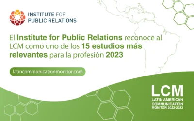 El Institute for Public Relations reconoce nuevamente al LCM como uno de los estudios más relevantes para la profesión 2023